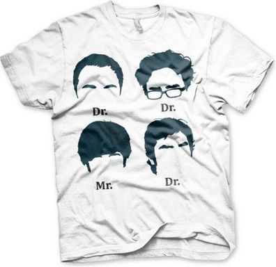 The Big Bang Theory Prefix Heads T-Shirt White