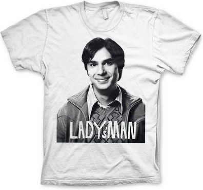 The Big Bang Theory Lady's Man T-Shirt White