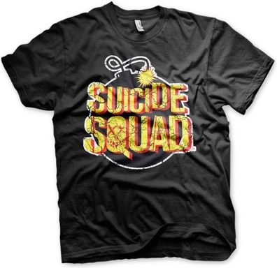 Suicide Squad Bomb Logo T-Shirt Black