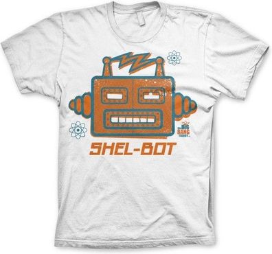 The Big Bang Theory Shel-Bot T-Shirt White