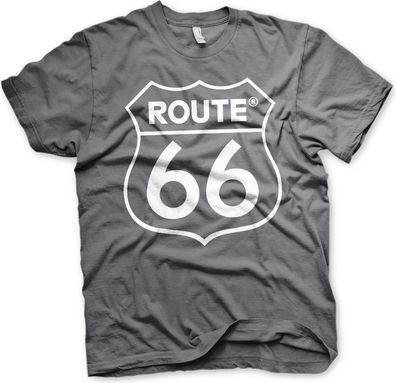 Route 66 Logo T-Shirt Dark-Grey