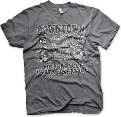 Route 66 Downtown Service T-Shirt Dark-Grey