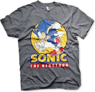 Fast Sonic The Hedgehog T-Shirt Dark-Heather