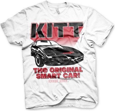 Knight Rider KITT The Original Smart Car T-Shirt White