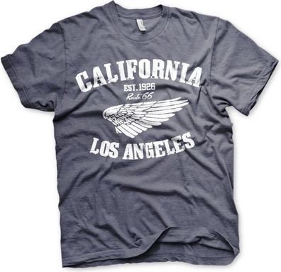 Route 66 California T-Shirt Navy-Heather