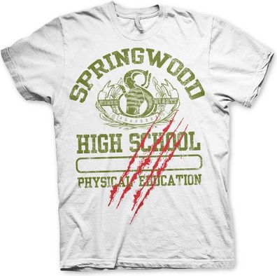 A Nightmare On Elm Street Springwood High School T-Shirt White