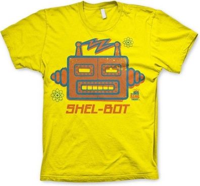 The Big Bang Theory Shel-Bot T-Shirt Yellow
