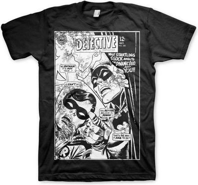 Batman Dynamic Duo Distressed T-Shirt Black