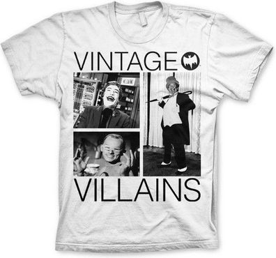 Batman Vintage Villains T-Shirt White