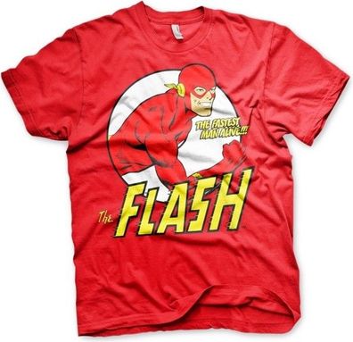 The Flash Fastest Man Alive T-Shirt Red