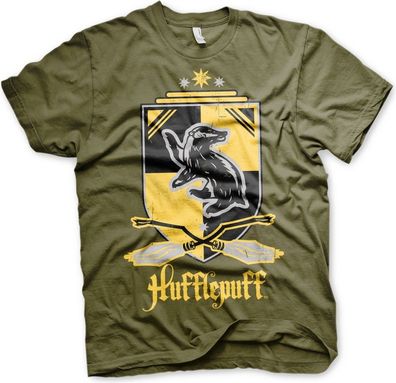 Harry Potter Hufflepuff T-Shirt Olive