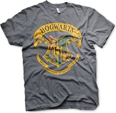 Harry Potter Hogwarts Crest T-Shirt Dark-Heather