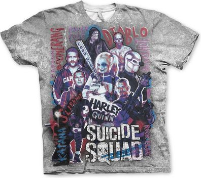 Suicide Squad Allover T-Shirt Allover