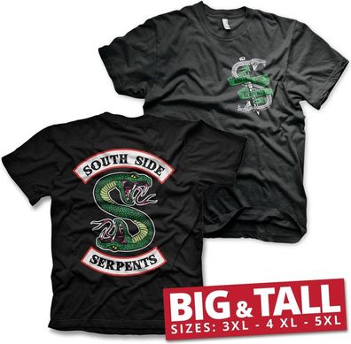 Riverdale South Side Serpents Big & Tall T-Shirt Black