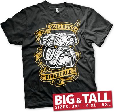 Riverdale Go Bulldogs Big & Tall T-Shirt Black