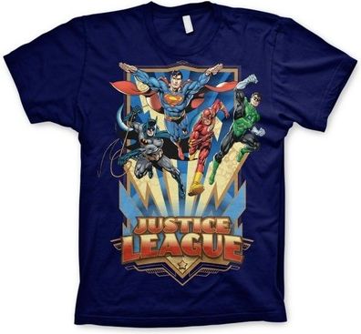 Justice League Team Up! T-Shirt Navy