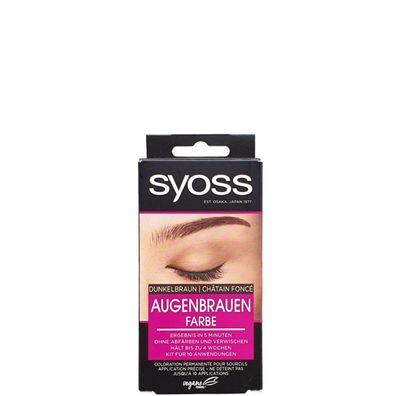 Syoss/ Augenbrauen-Kit Augenbrauenfarbe "Dunkelbraun" 17ml/ Haarfarbe