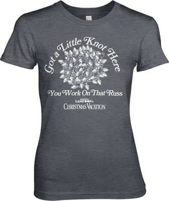 National Lampoon's Christmas Vacation Got a Little Knot Here Girly Tee Damen T-Shi...