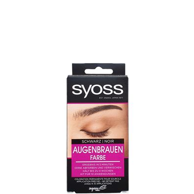 Syoss/ Augenbrauen-Kit Augenbrauenfarbe "Schwarz" 17ml/ Haarfarbe