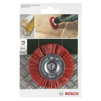 Bosch 2609256535 Scheibenbürste Nylondraht, SiC beschichtet, ø 75 mm, 6 mm