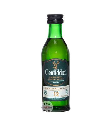 Glenfiddich 12 Jahre Whisky Mini (40 % vol., 0,05 Liter) (40 % vol., hide)