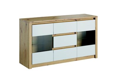 Wohnzimmer Regal Holz Luxus Möbel Designer Sideboard Anrichte Board Schrank Neu