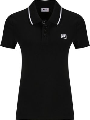 Fila Damen Kurzarmshirt Bernburg Polo Shirt Black