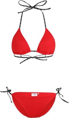 Fila Damen Bikini Sibu Triangle Bikini True Red