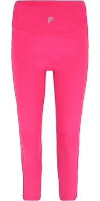 Fila Damen Long Pants Raga High Waist 7/8 Tights Pink Yarrow