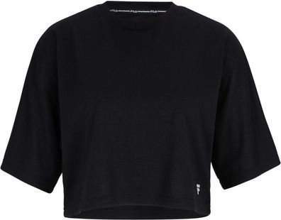 Fila Damen Kurzarmshirt Recanati Cropped Shirt Black
