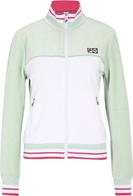 Fila Damen Trainingsjacke Zabiz Track Jacket Silt Green-Bright White
