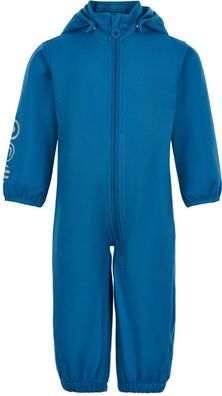 Minymo Kinder Outdoor Overall Softshell Suit Solid Dark Blue