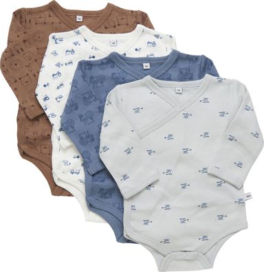 Pippi Babywear Kinder Body Wrap AO-Printed (4er Pack) Blue Mirage