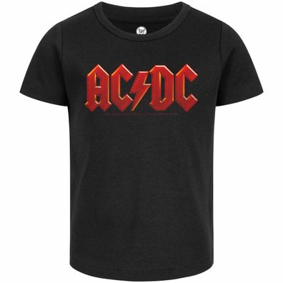 AC/ DC (Logo Multi) Mädchen Girly T-Shirt 100% Bio Baumwolle Organic
