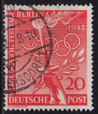 Germany BERLIN [1952] MiNr 0090 ( O/ used ) [01] Olympiade