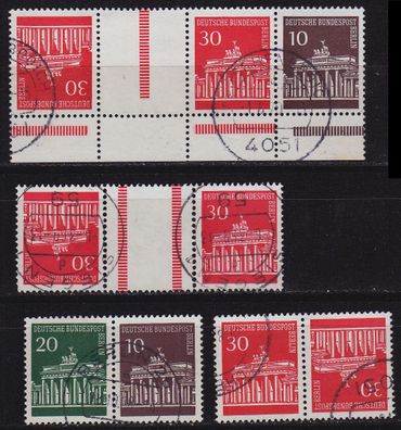 Germany BERLIN [Zdr] Lot ( O/ used ) [12] div. Zusammendrucke