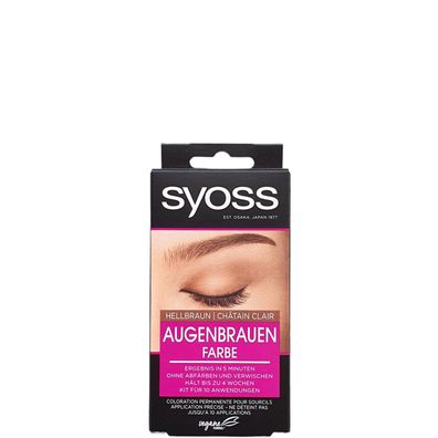 Syoss/ Augenbrauen-Kit Augenbrauenfarbe "Hellbraun" 17ml/ Haarfarbe