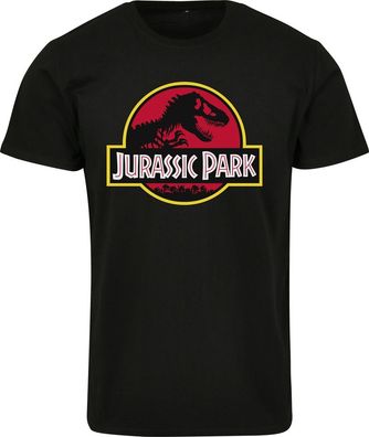 Merchcode Jurassic Park Logo Tee Black