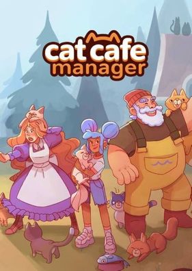 Cat Cafe Manager (PC, 2022, Nur der Steam Key Download Code) Keine DVD, Keine CD