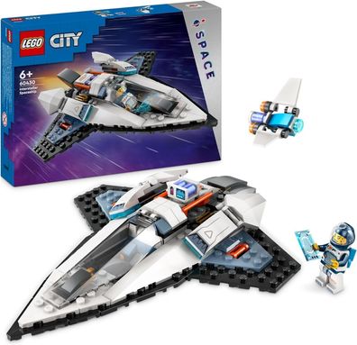 LEGO City 60430 Space Raumschiff Weltraum-Spielzeug mit Space Shuttle für Kinder