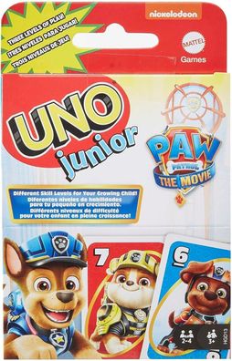 UNO Junior HGD13 PAWPatrol Kartenspiel Vereinfachte Version Kinderspiel Familie