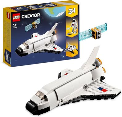 LEGO 31134 Creator 3in1 Spaceshuttle Spielzeug zum Astronauten zum Raumschiff