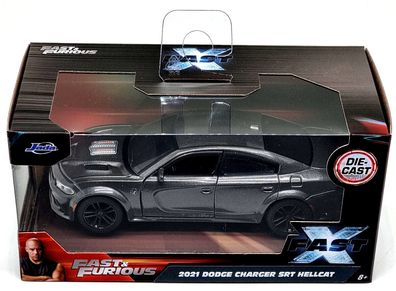 Jada Fast & Furious Cars 1:32 Themenverpackung Auto 2021 Doge Charger SRT Helcat