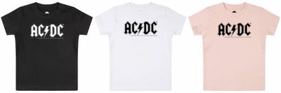 AC/ DC (Logo) Baby T-Shirt 100% Bio Baumwolle Organic 100% offizielles Merch