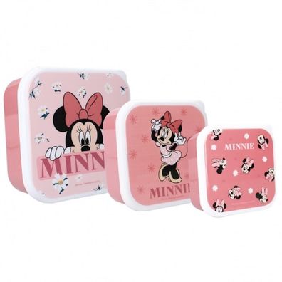 Snackbox Minnie Mouse (3tlg.) Bon Appetit! Brotdose