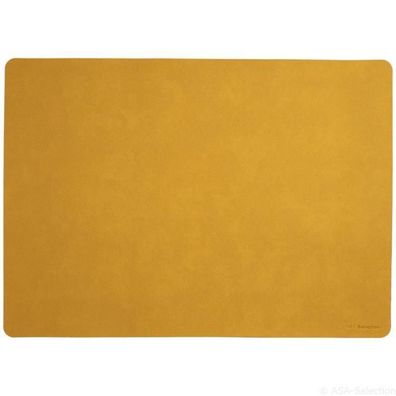 ASA Tischset soft leather amber, gelb, 78553076 1 St