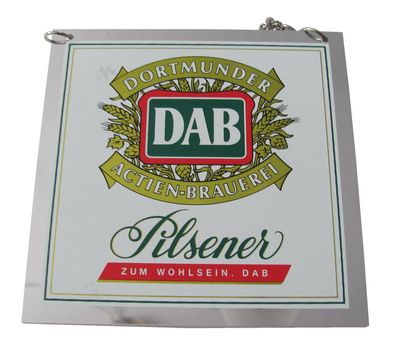 DAB Dortmunder Actien Brauerei - Pilsener - Zapfhahnschild - 10 x 10 cm - Motiv 4