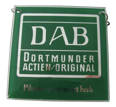DAB Dortmunder Actien Brauerei - Pilsener - Zapfhahnschild - 10 x 10 cm - Motiv 6