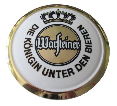 Warsteiner Brauerei - Die Königin unter den Bieren - Zapfhahnschild - 10,5 x 1 cm