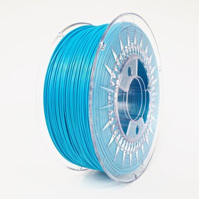PETG Blue - hellblau | 1.75 mm | 1 KG | Devil Design 3D Druck Filament